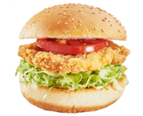 4號:辣卡脆雞堡餐